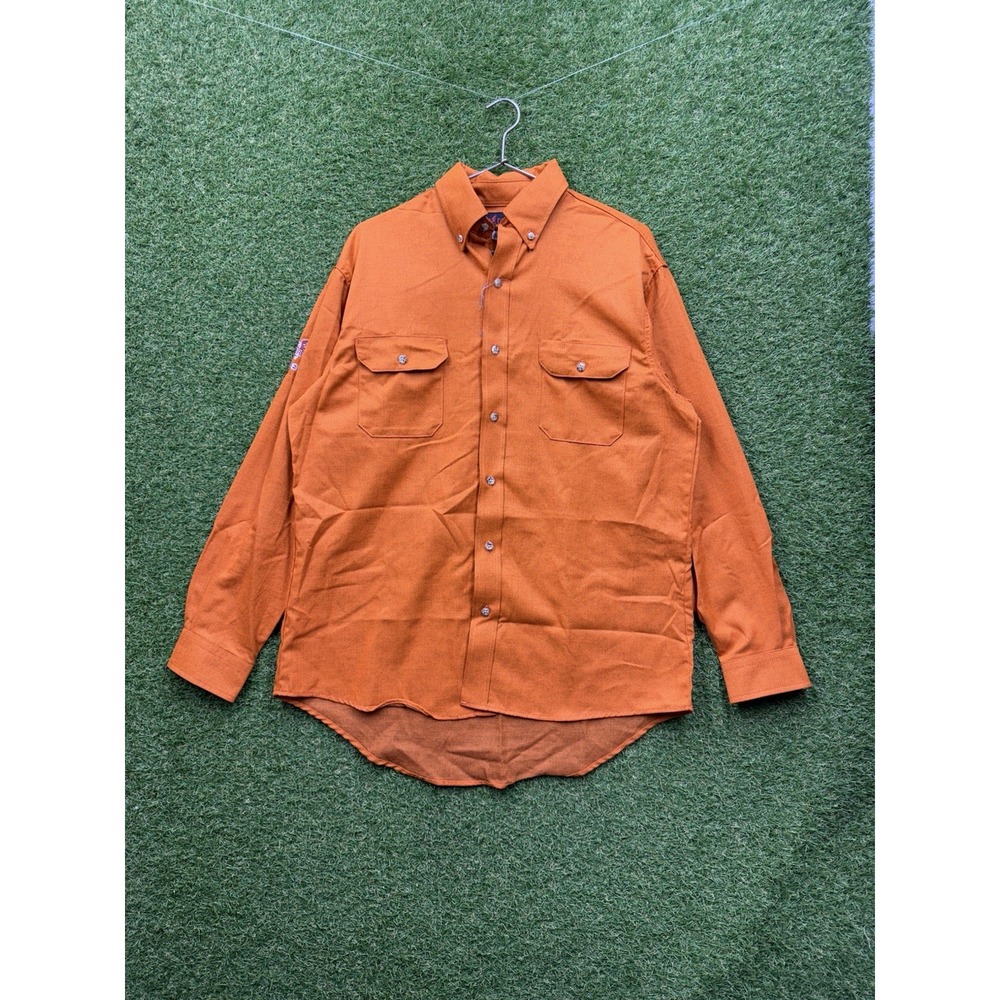 Drifire Work Shirt Mens Large Denim Chambray Workwear Long Sleeve Button Up NWOT